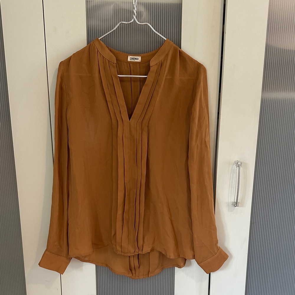 L’agence Burnt orange Women's Blouse